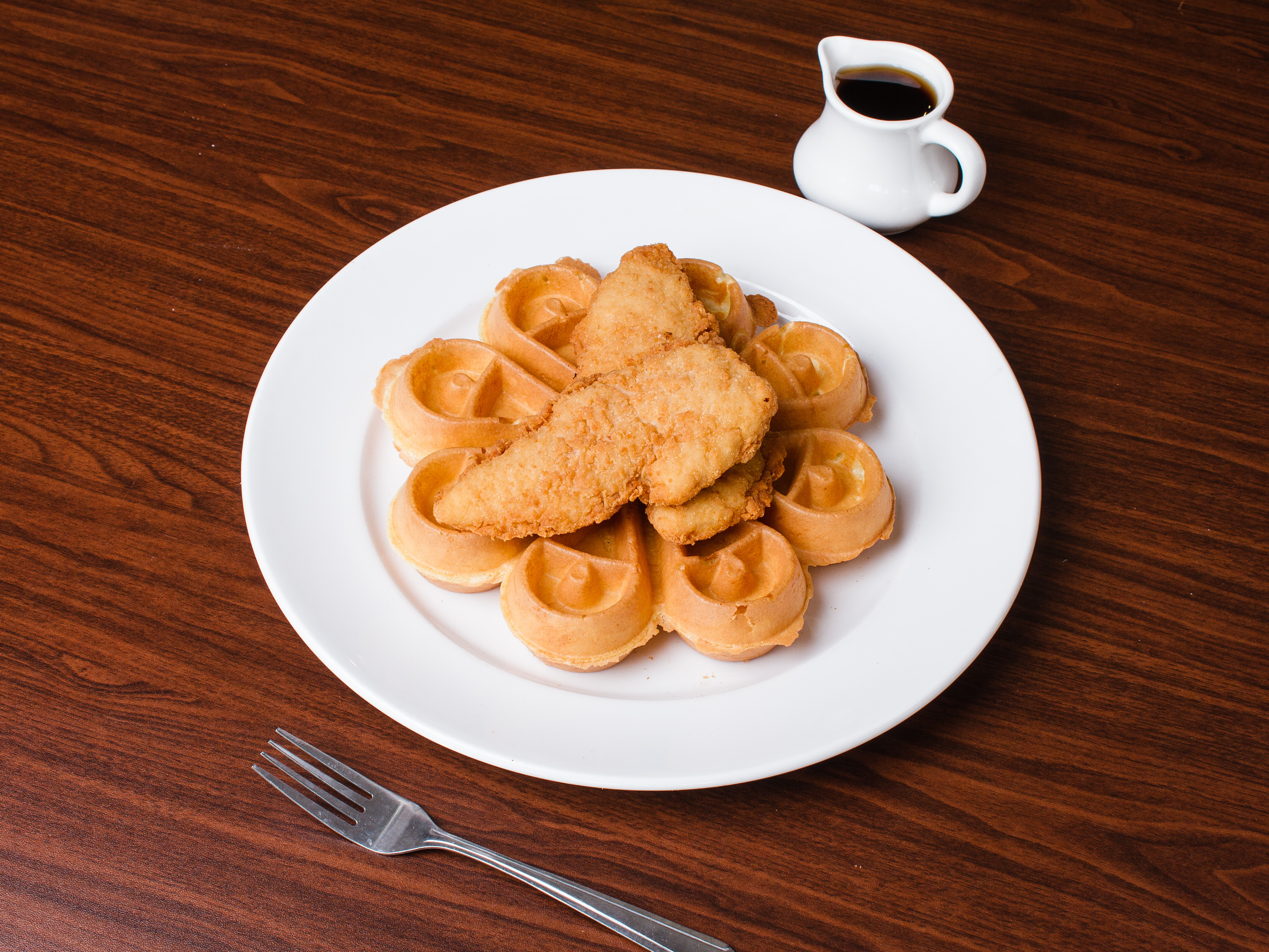 Order Chicken and Waffle food online from Waffles And Company store, Virginia Beach on bringmethat.com