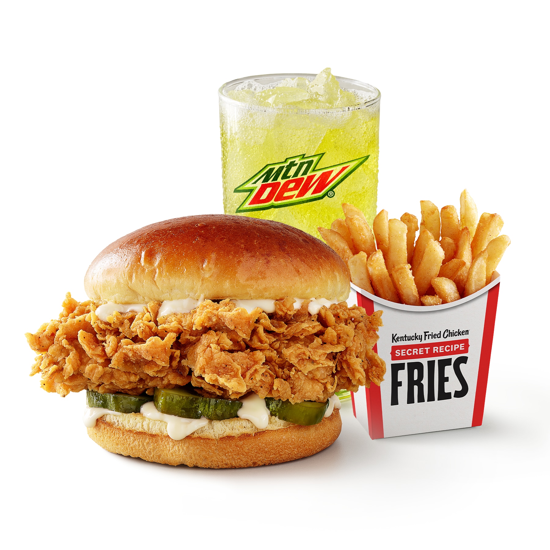 Order Classic Chicken Sandwich Combo food online from Kfc store, Wauseon on bringmethat.com