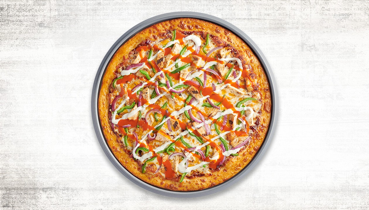 Order Homestyle BBQ Chicken with Buffalo & Ranch Drizzle food online from Pasqually Pizza & Wings store, Altamonte Springs on bringmethat.com
