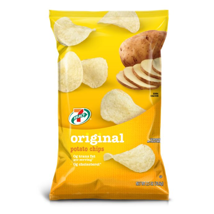 Order 7 Select Original Potato Chips 2.5oz food online from 7-Eleven store, Lynchburg on bringmethat.com