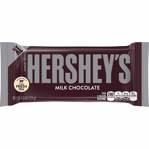 Order Hershey's Milk Chocolate XL 4.4oz food online from 7-Eleven store, Natick on bringmethat.com