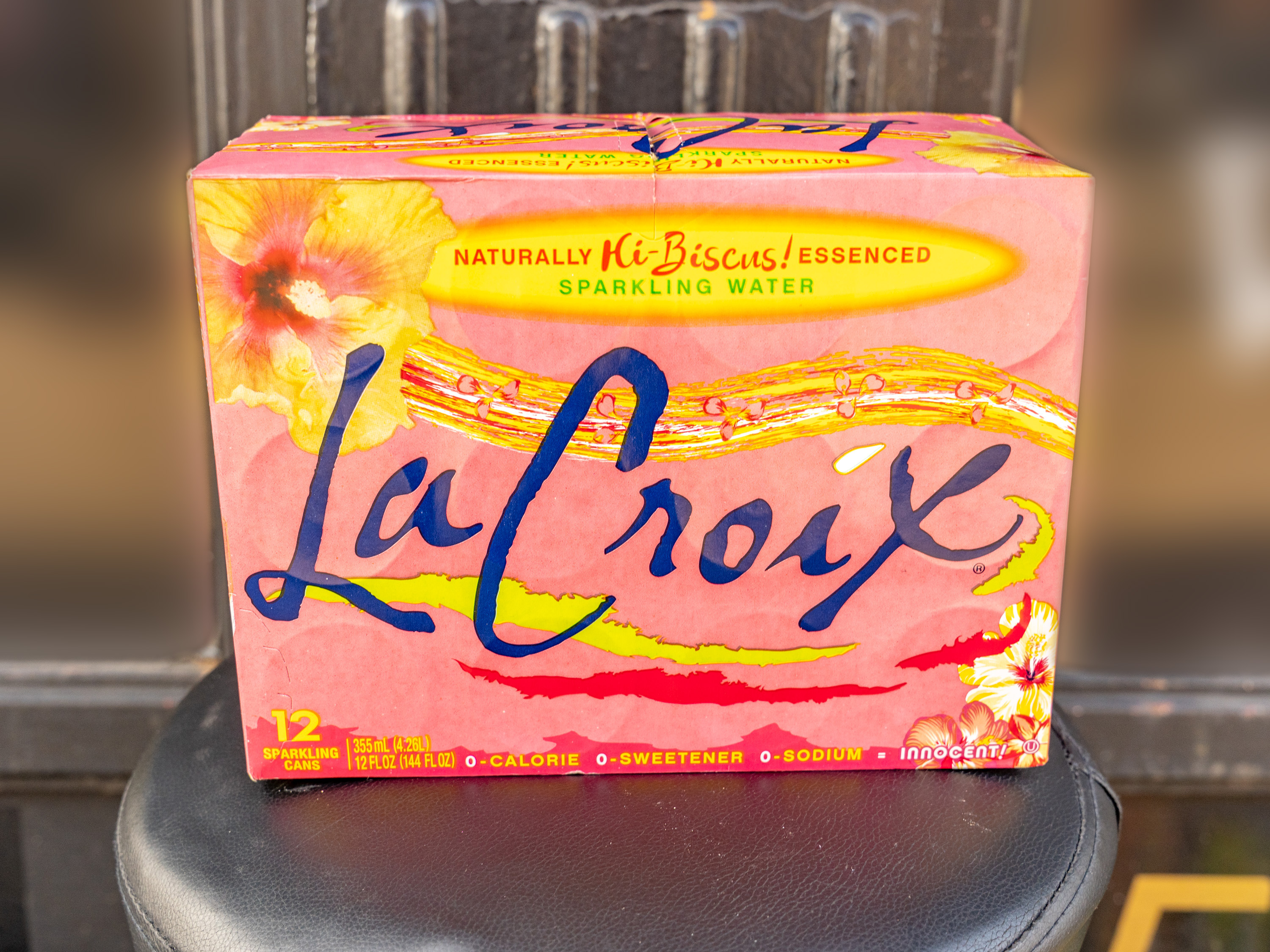 Order Lacroix Hi-bisus Sparkling Water - 12pk can food online from Grocery Shopping Center store, Brooklyn on bringmethat.com