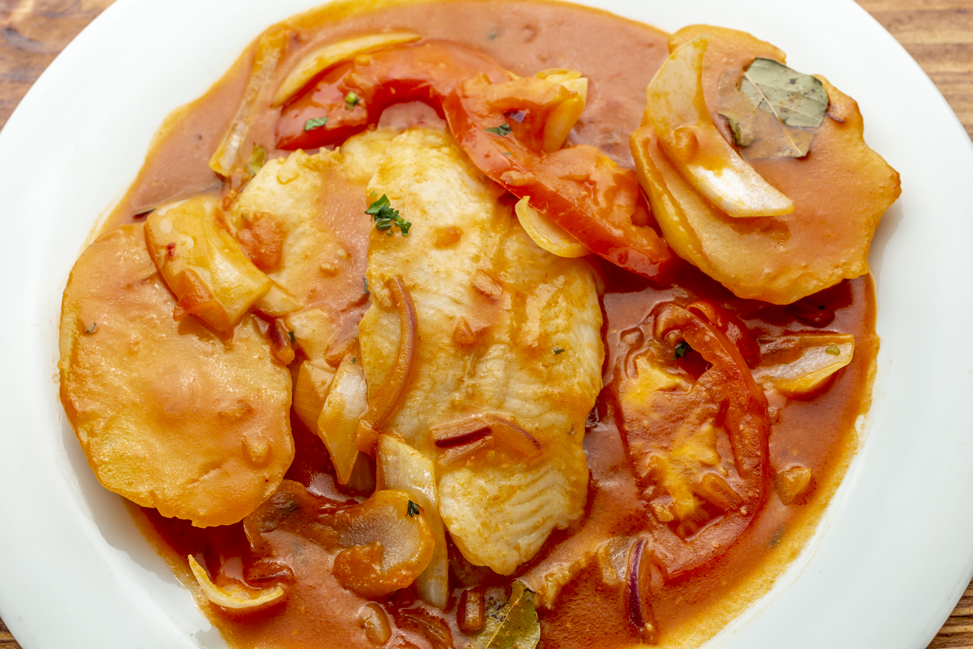 Order Sudado de Pescado food online from Riko Peruvian Cuisine store, Queens on bringmethat.com