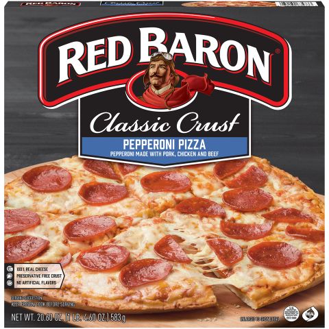 Order Red Baron Classic Pepperoni Pizza 20oz food online from 7-Eleven store, Wakefield on bringmethat.com