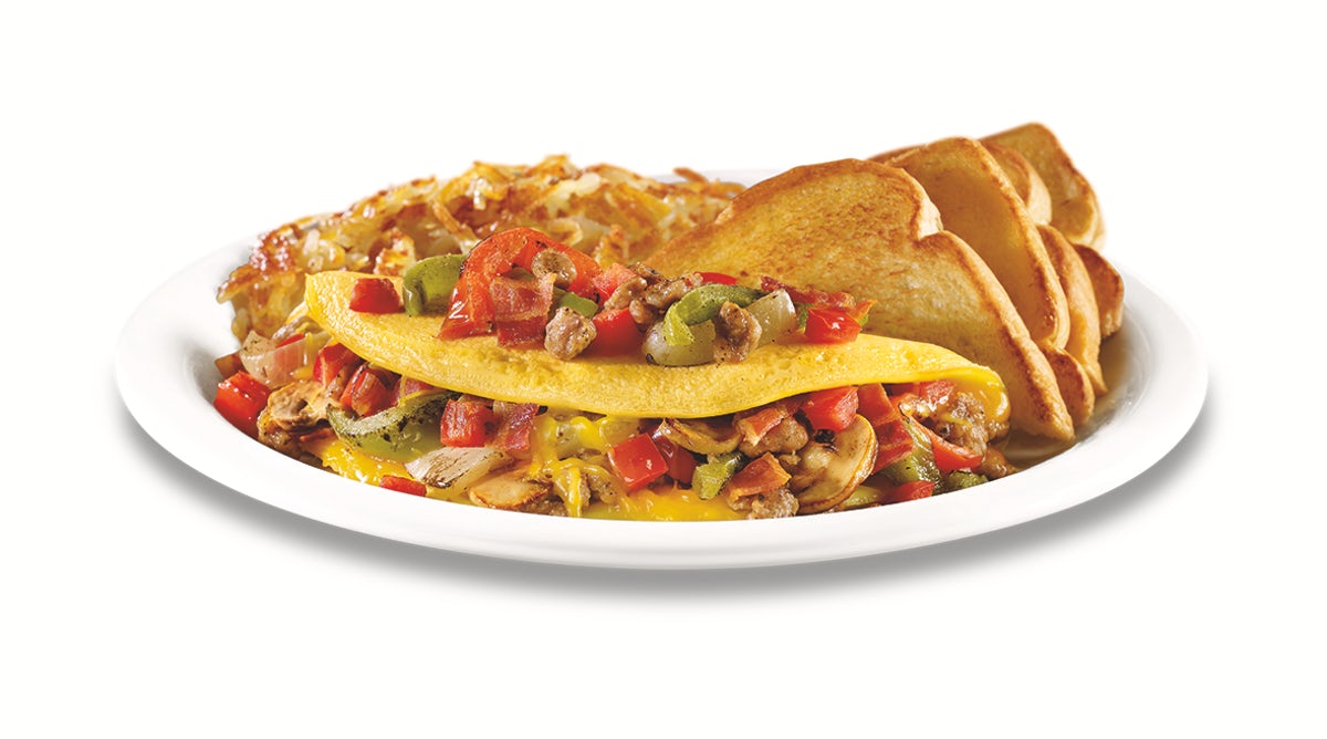 Order Ultimate Omelette® food online from Denny's store, Thomasville on bringmethat.com