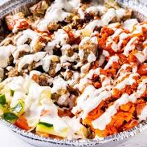 Mixed Over Rice Plate from Roma Pizza