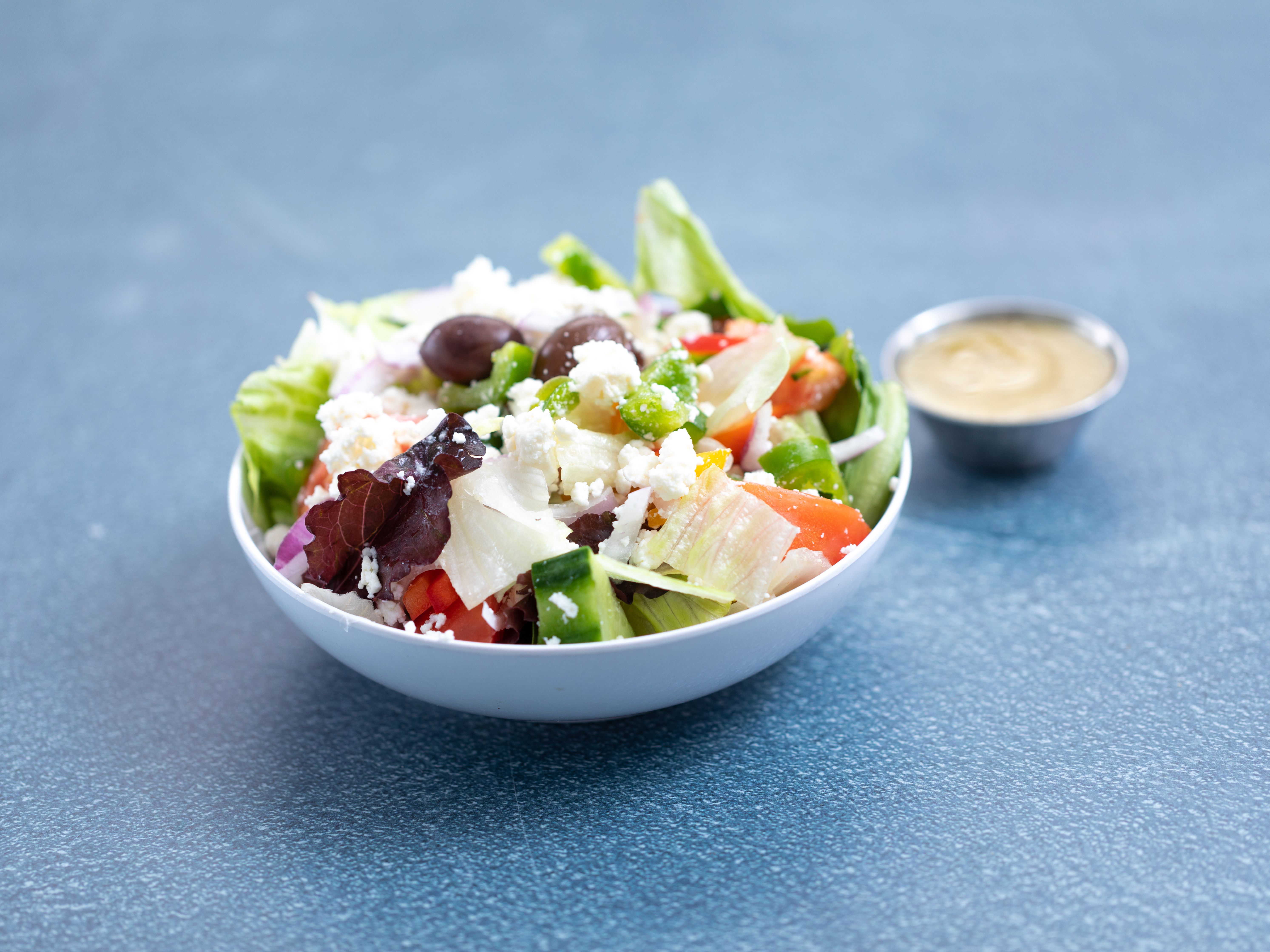 Order Greek Salad food online from Gyro City store, Brighton on bringmethat.com