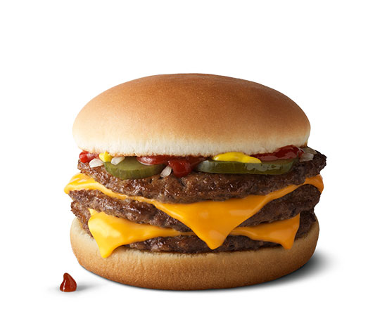 Order Triple Cheeseburger food online from McDonald's store, Hemet on bringmethat.com