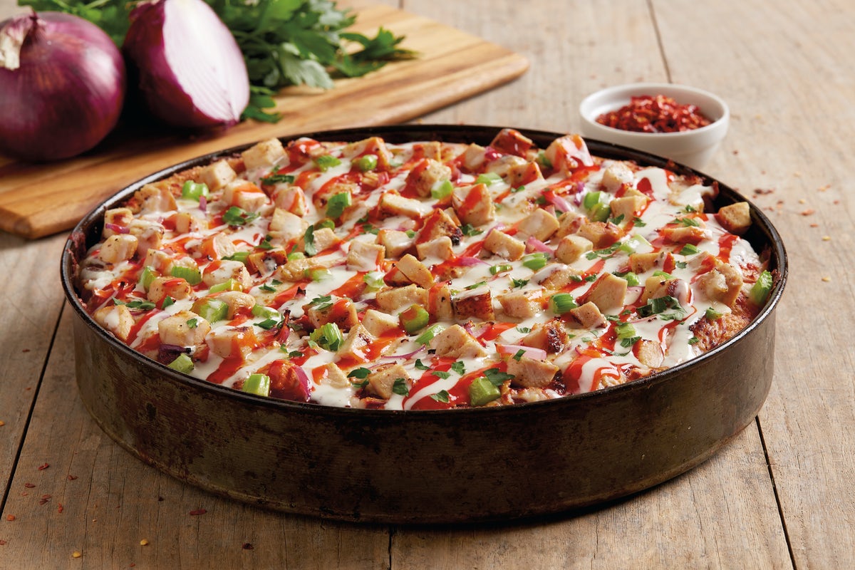 Order Buffalo Chicken Pizza - Shareable food online from BJ's Restaurant & Brewhouse store, Waco on bringmethat.com