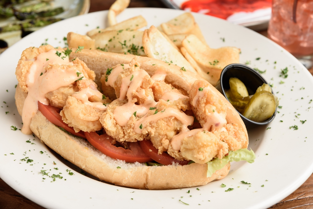 Order Shrimp Po-Boy food online from Boil Seafood House store, New Orleans on bringmethat.com