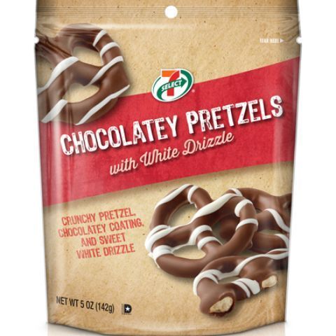 Order 7-Select Chocolate Drizzled Pretzel 5oz food online from 7-Eleven store, Aurora on bringmethat.com