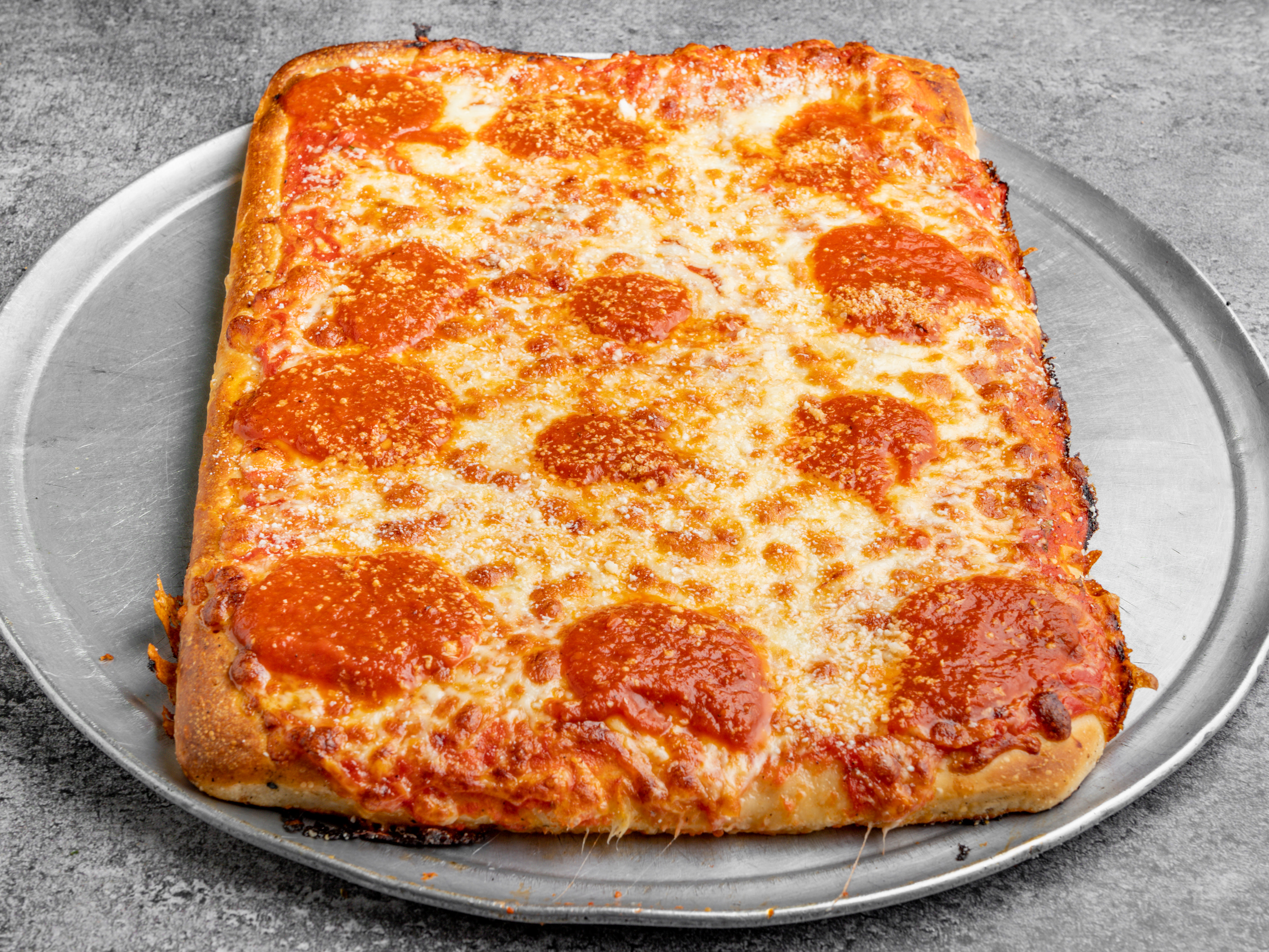 Order Traditional Sicilian Slice Pizza food online from 3 Brothers of RVC store, Rockville Centre on bringmethat.com