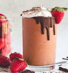 Chocolate Covered Strawberries Shake