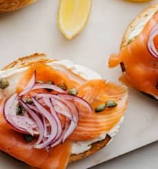 Bagel with Lox Cream Cheese
