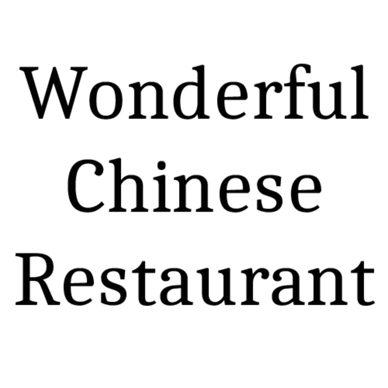 Wonderful Chinese Restaurant Delivery Menu | Order Online | 518 E ...