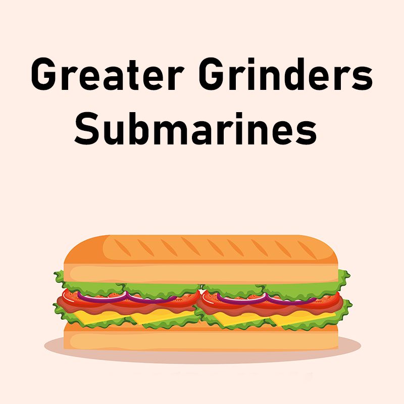 Greater Grinders Submarines Delivery Menu Order Online 1515 Azalea