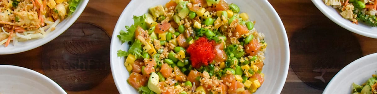FreshFin Poké Delivery Menu | Order Online | 502 University Ave Madison ...