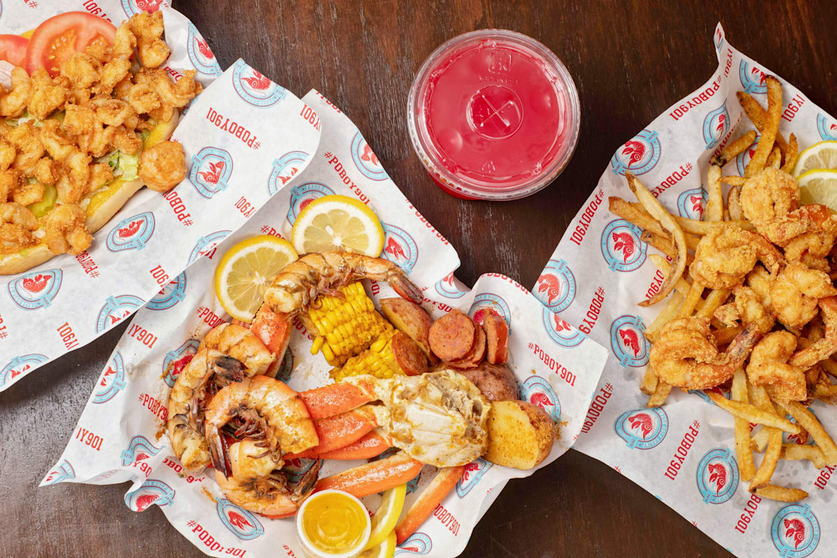 Fresh Gulf Shrimp Delivery Menu Order Online 4465 Poplar Ave