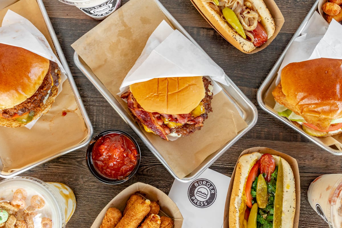 Burger Press Delivery Menu Order Online 7143 France Ave S Edina