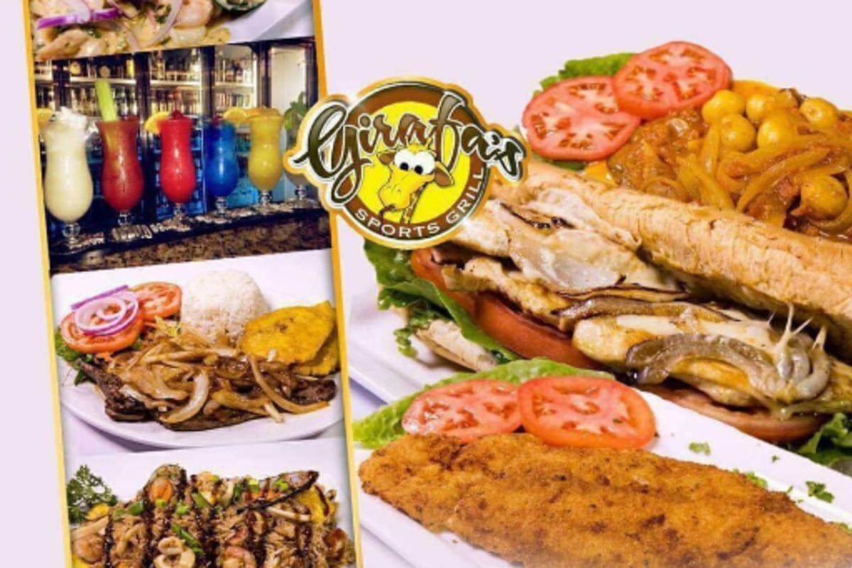 Girafa's Sports Grill Delivery Menu Order Online 5096 Forest Hill