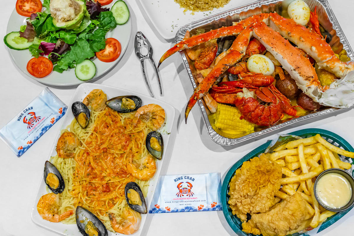 King Crab Cajun Seafood Delivery Menu Order Online 720 Brown Rd
