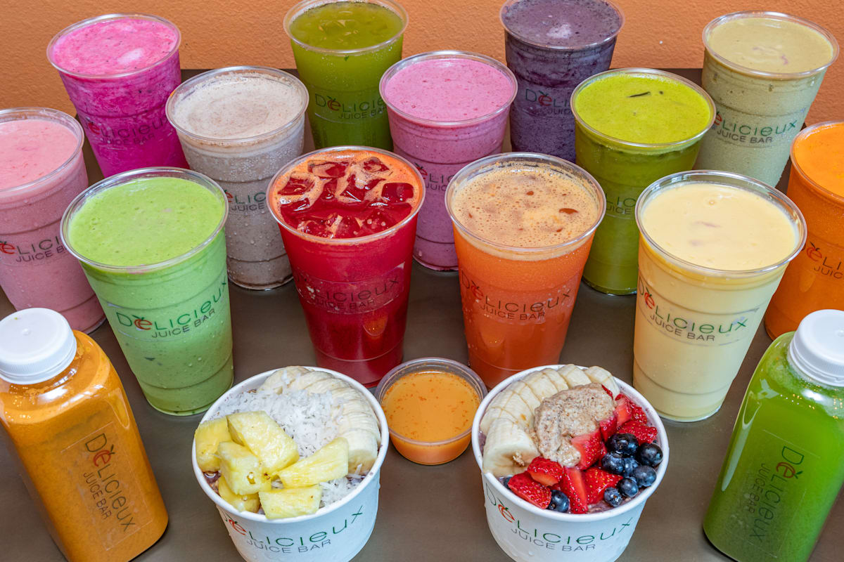 Delicieux Juice Bar Delivery Menu Order Online 3131 S Market St ste