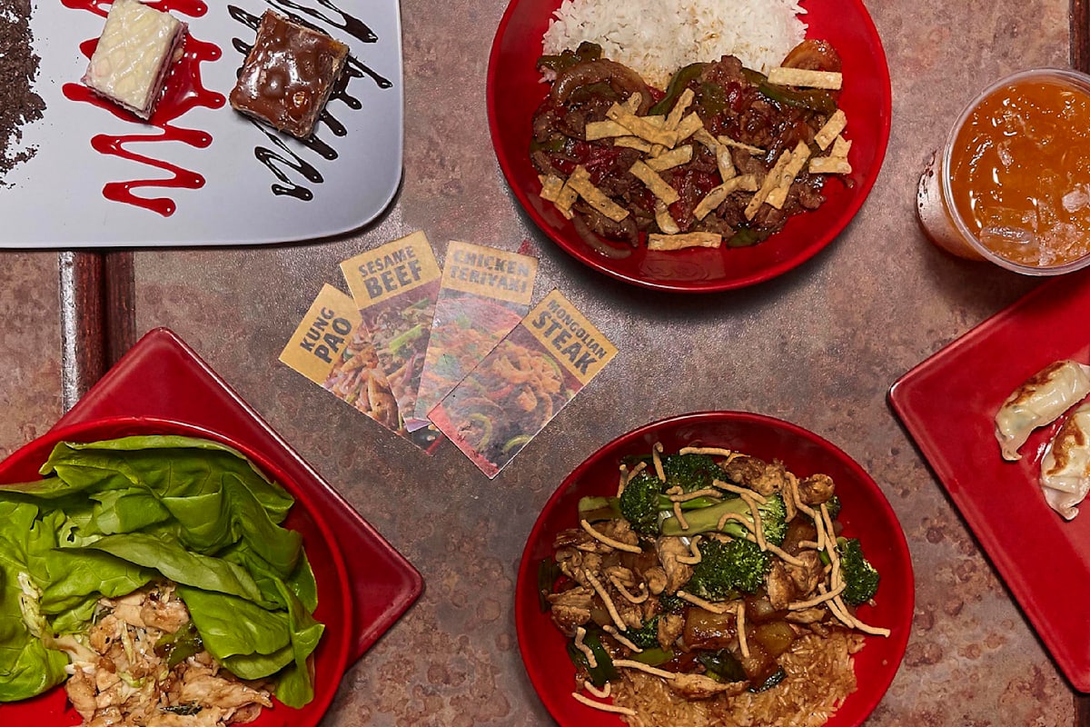 Genghis Grill Delivery Menu Order Online 550 N Stephanie St