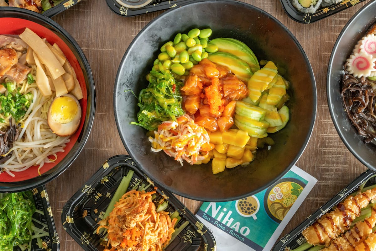 NI HAO TEA.POKE.RAMEN Delivery Menu Order Online 1000 County Rd 42