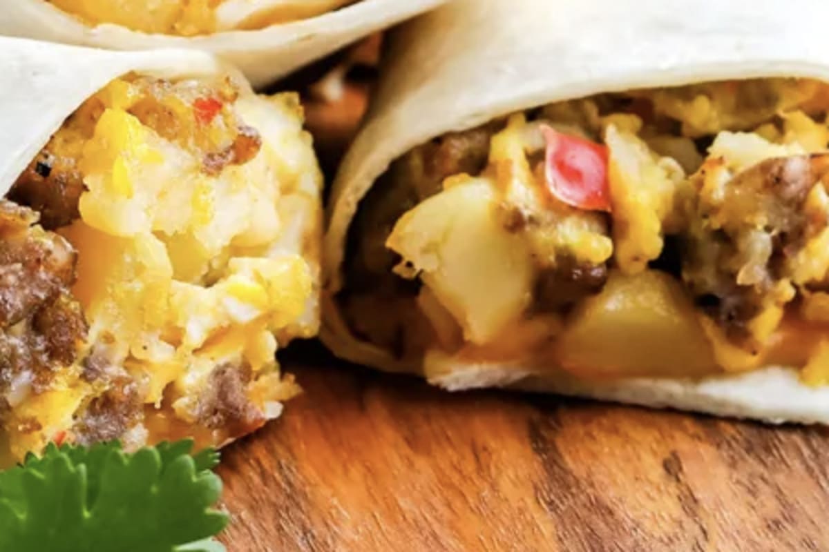 Sunrise Breakfast Burritos Delivery Menu Order Online 3579 Victory