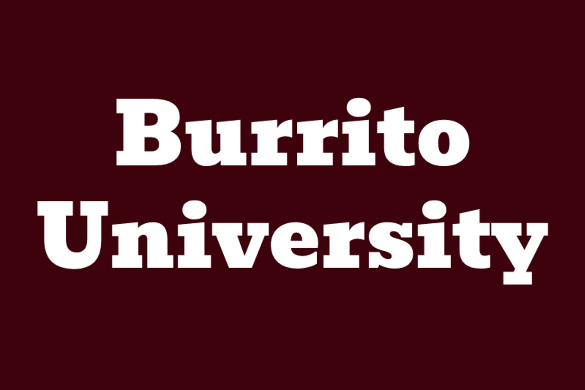 Burrito University Delivery Menu Order Online 7127 E Shea Blvd