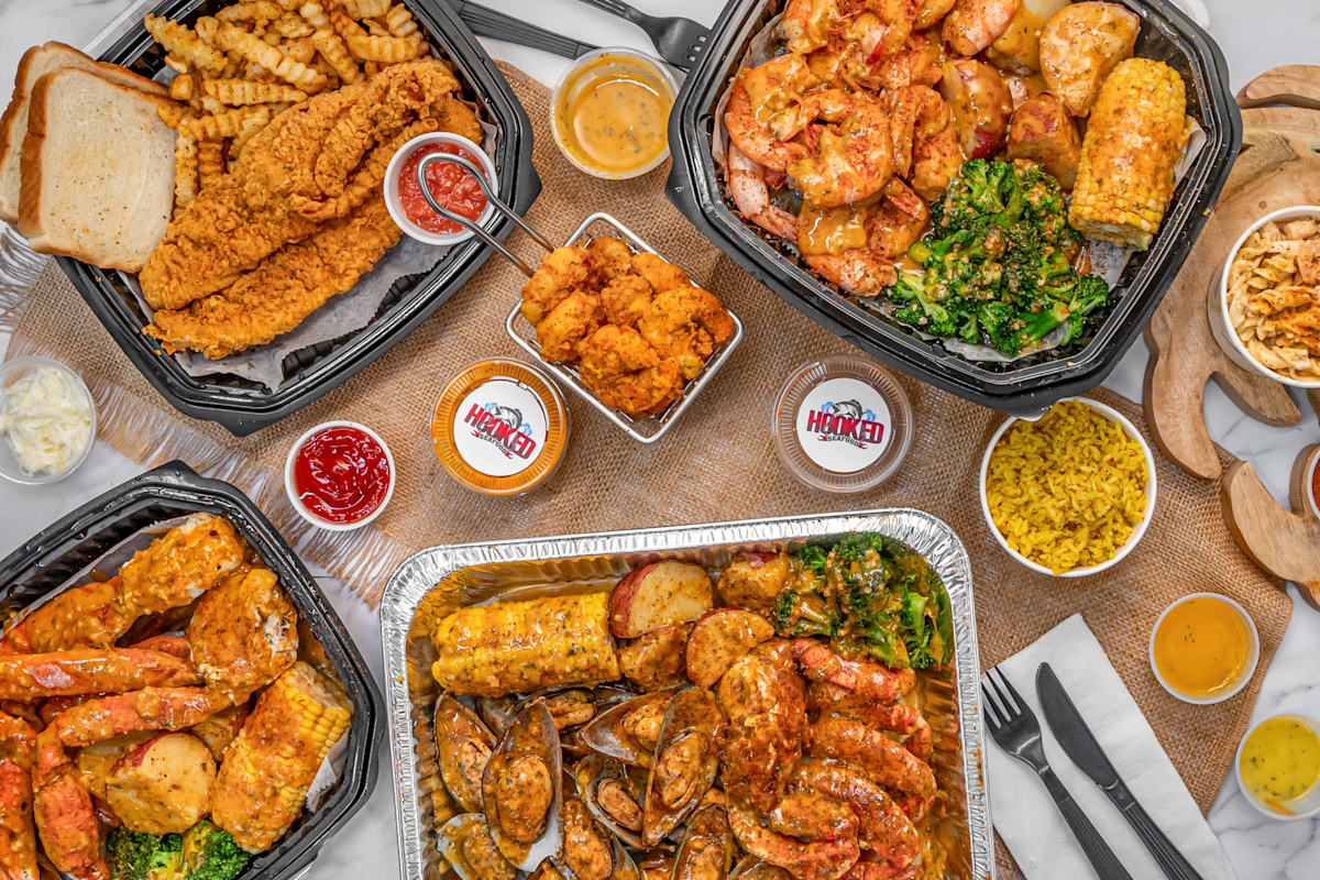 Hooked Seafood Delivery Menu Order Online 2226 North Broad Street