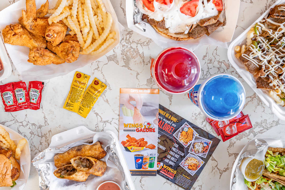 Wings Galore Delivery Menu Order Online 347 Liberty Dr Park Forest