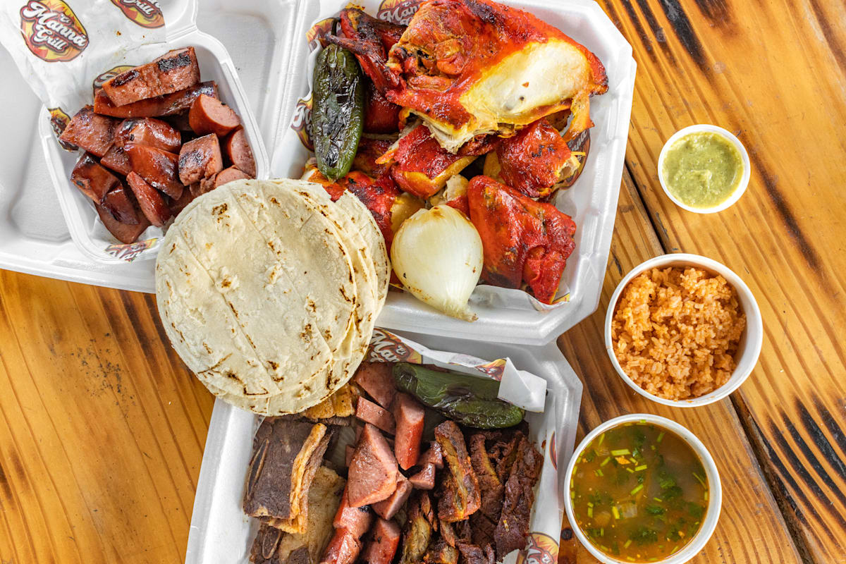 El Manna Grill Pollo Asado Houston, TX Restaurant Menu + Delivery