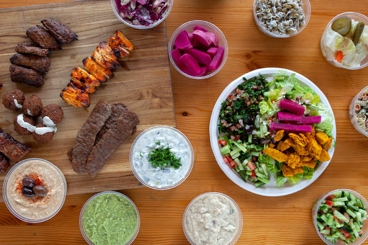 Meze Kabobs Delivery Menu Order Online 2662 Griffith Park Blvd Los