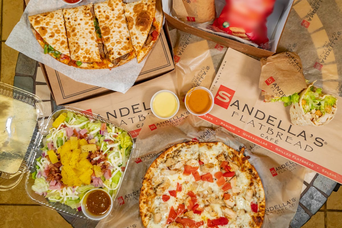 Sandella's Flatbread Cafe Delivery Menu Order Online 470 L'Enfant