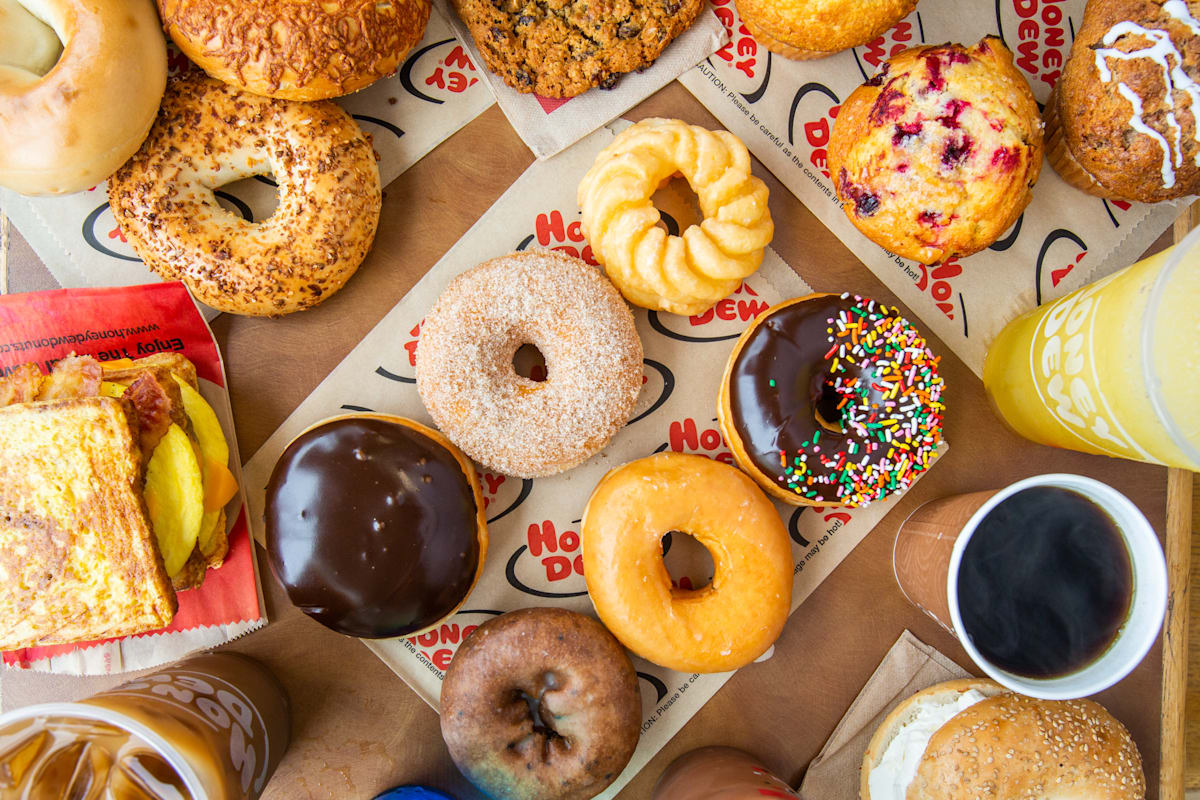 Honey Dew Donuts Delivery Menu Order Online 691 Eastern Ave Malden