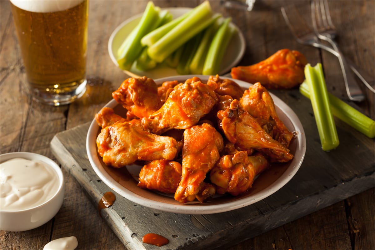 J buffalo clearance wings menu