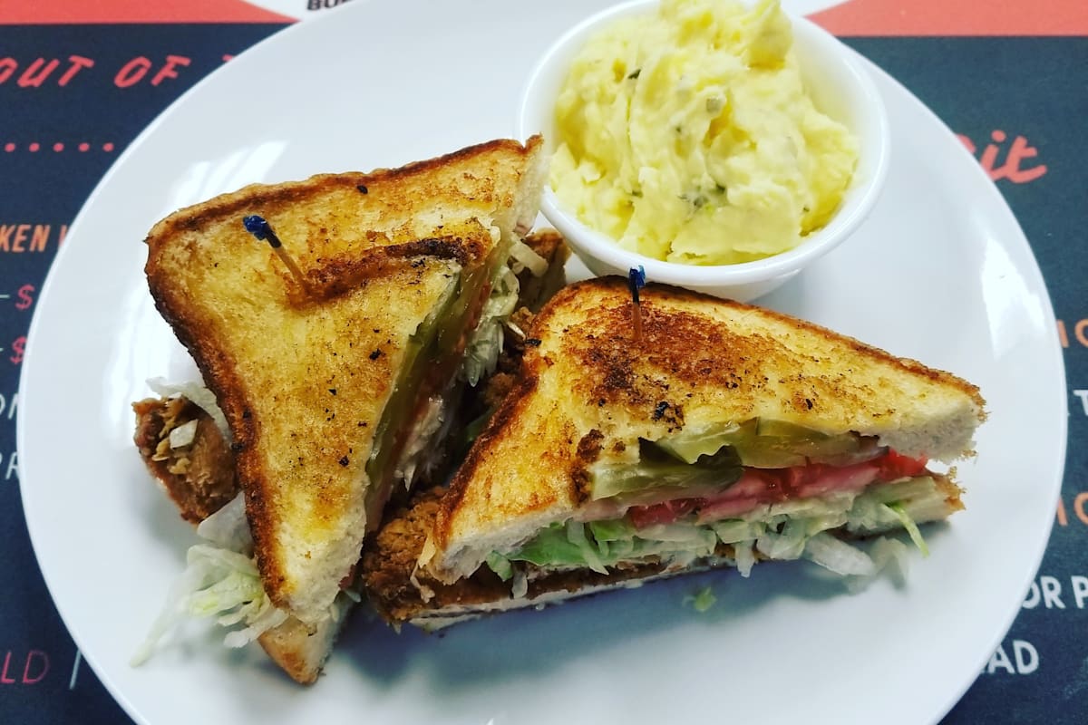 Deep Fried Turkey Chop - Pandora's Burgers - Las Vegas, NV