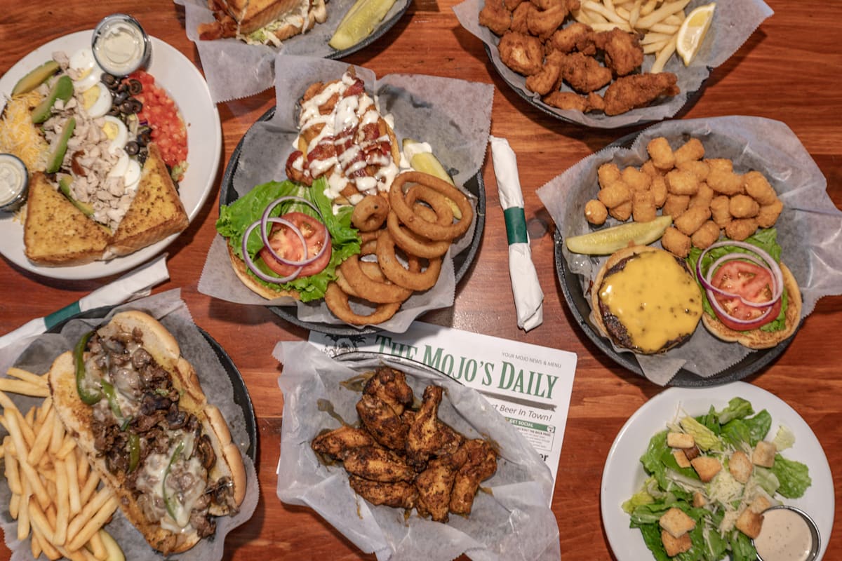 Mojo's Wings, Burgers, Beer Delivery Menu Order Online 1853 E
