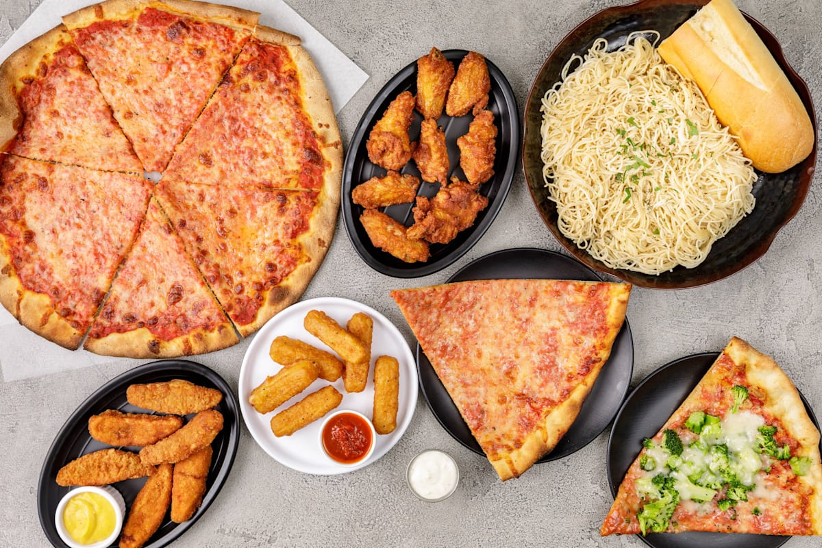 Justino's Pizzeria Catering Delivery Menu Order Online 879 9th Avenue New York Grubhub