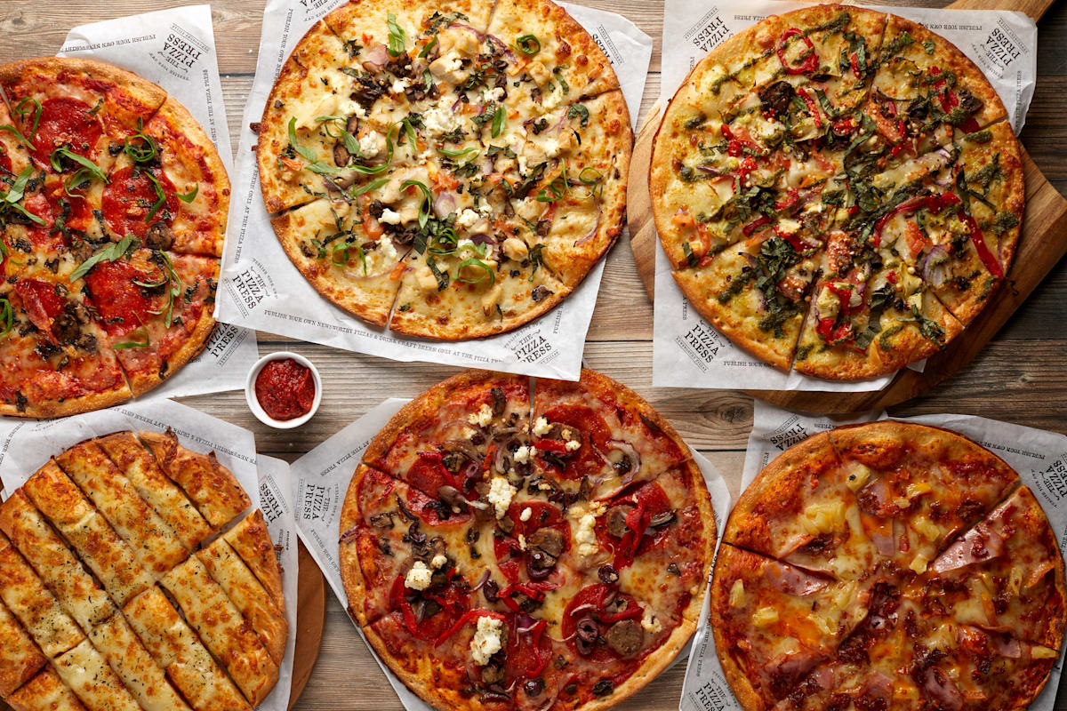 Pizza press menu deals
