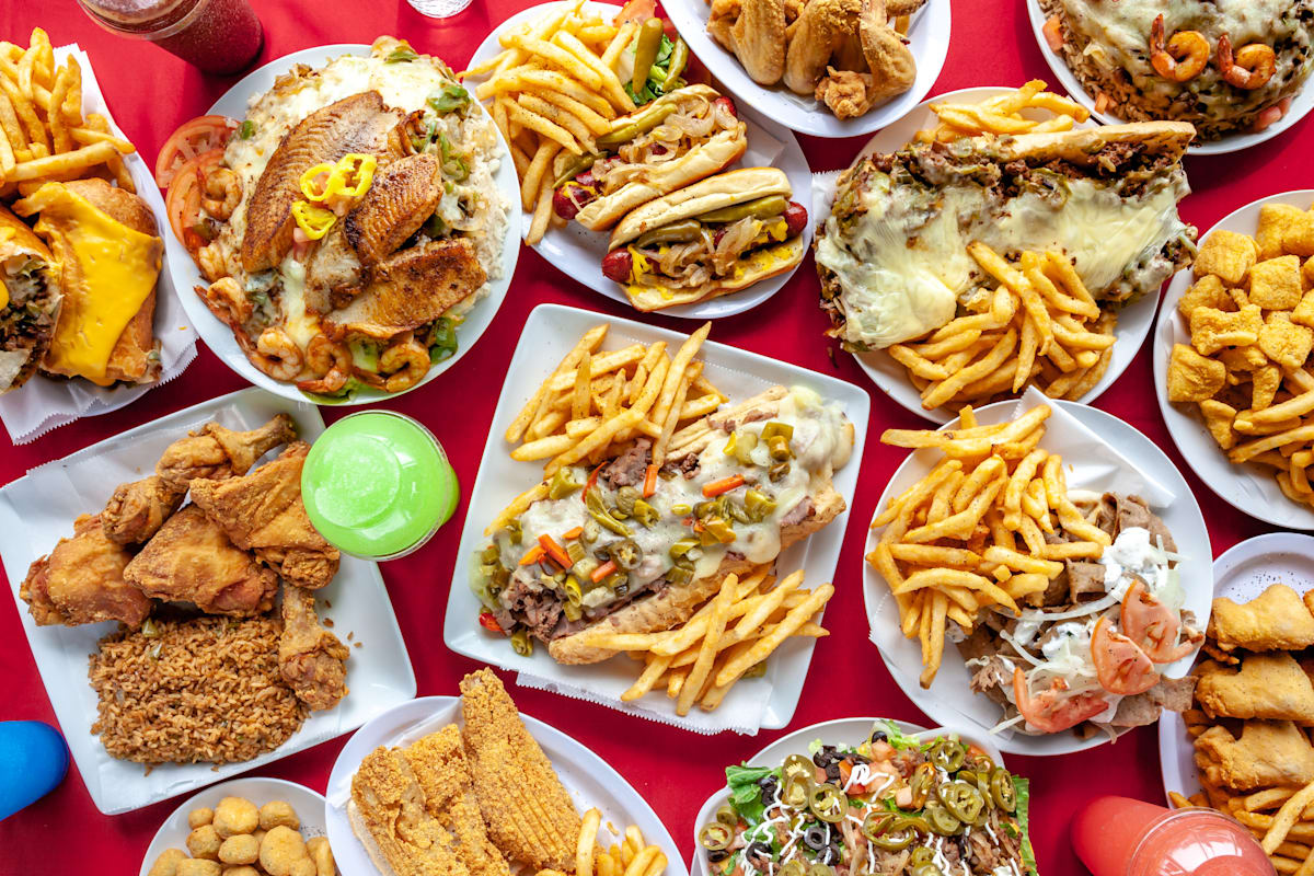 Sharks&Tony's philly steak Delivery Menu Order Online 344 E 95th St Chicago Grubhub