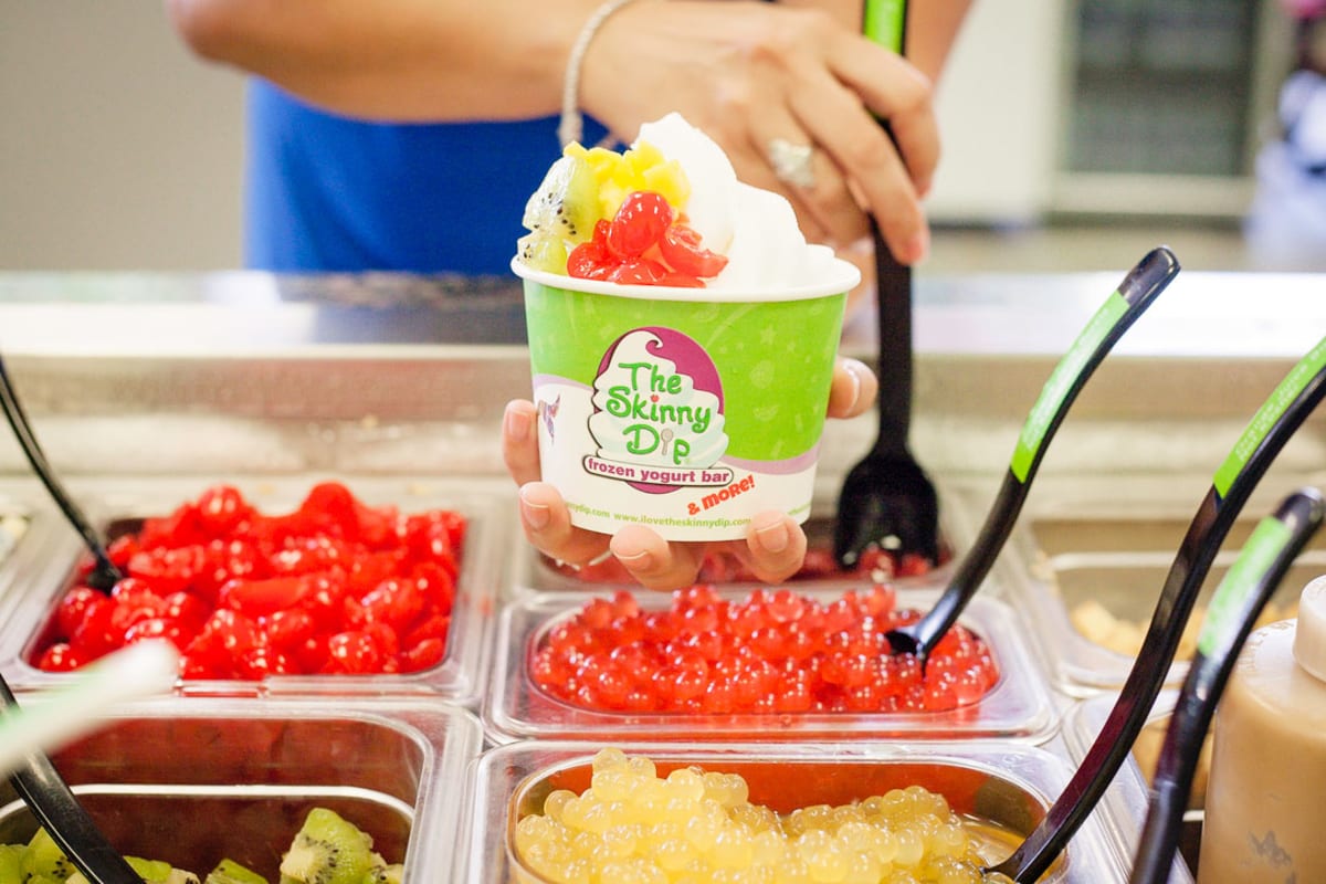 The Skinny Dip Frozen Yogurt Bar Plantation Fort Lauderdale, FL
