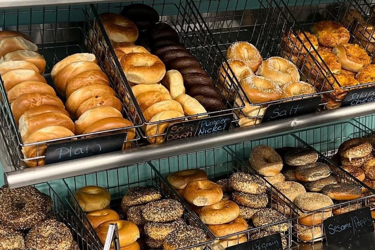 Salty Bagel Delivery Menu Order Online 7640 North Wickham Road 104