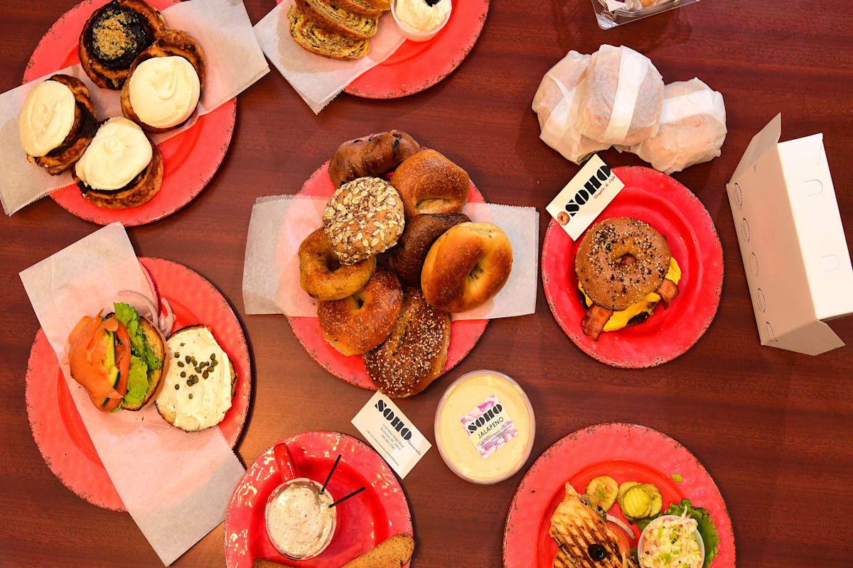 Soho Bagel Cafe Delivery Menu Order Online 1510 W Ridge Rd