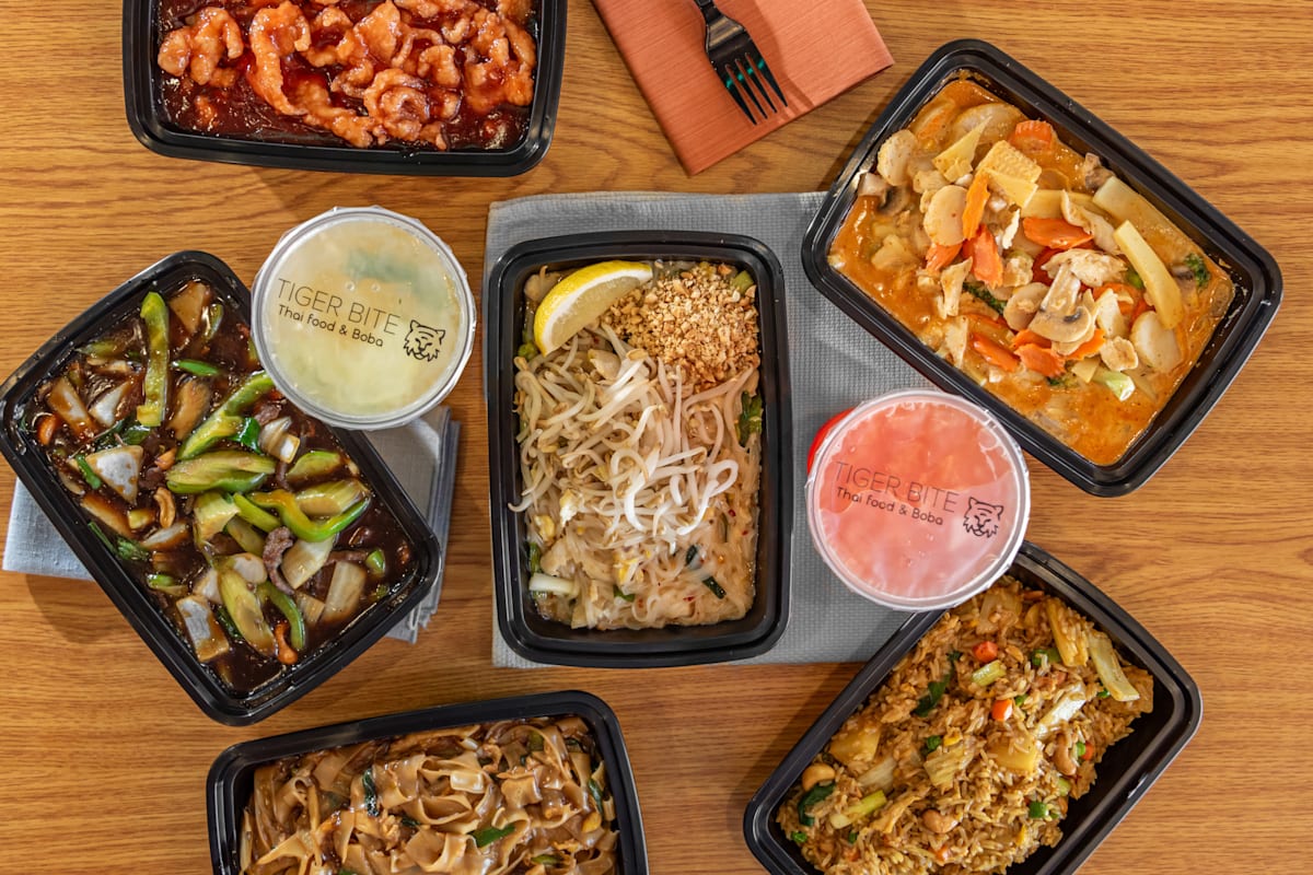 Tiger Bite Thai food and Boba Broken Arrow, OK Restaurant Menu