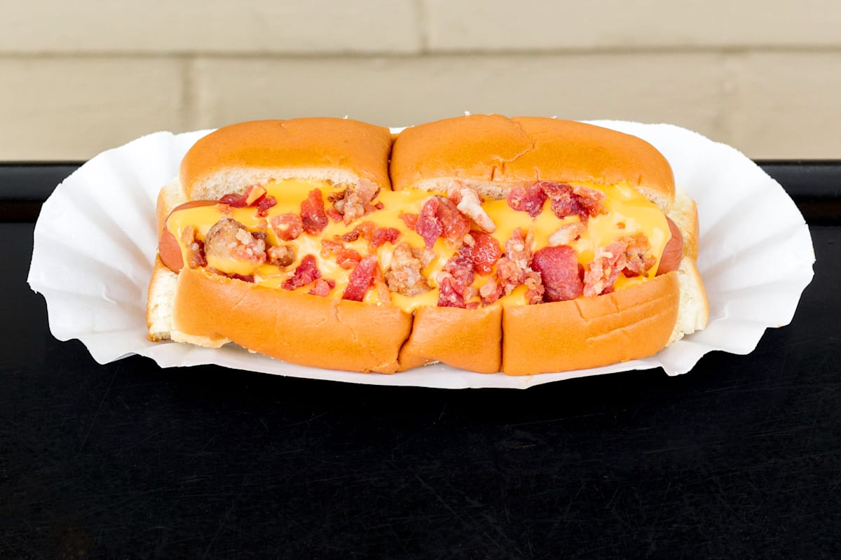 Louie's Hot Dogs Delivery Menu Order Online 204 1/2 Princess St