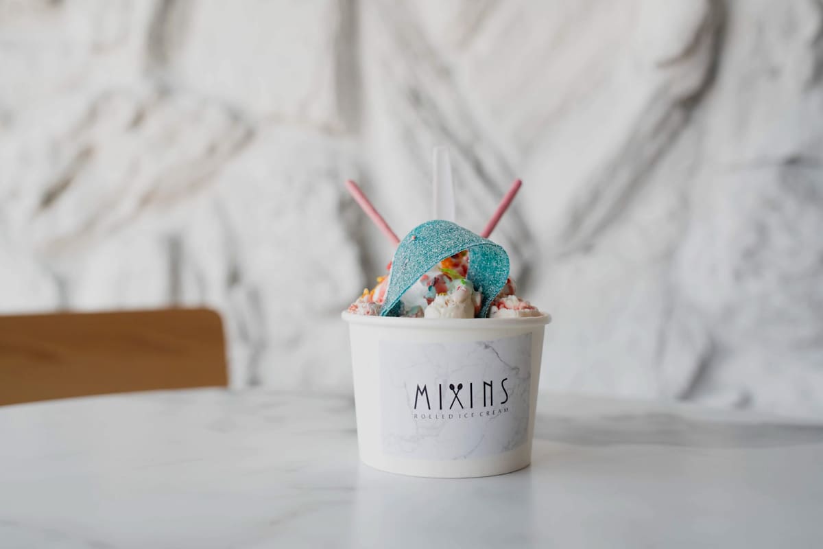 Mixins Rolled Ice Cream Delivery Menu Order Online 1405 Jackson St