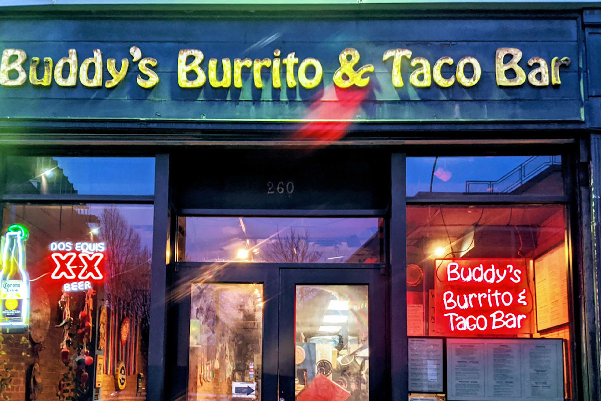 Buddy's Burrito & Taco Bar Delivery Menu Order Online 260 Court St
