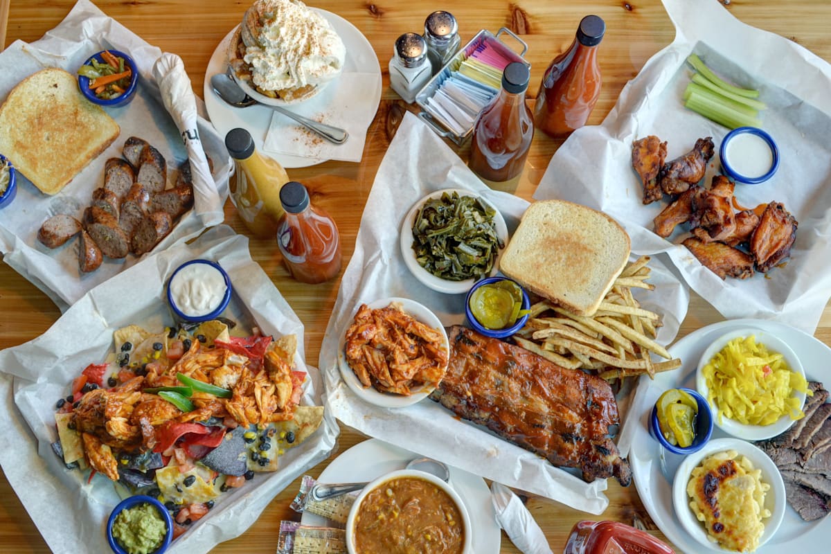 Cue Barbecue Delivery Menu Order Online 755 Lawrenceville Suwanee